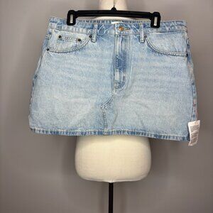 Topshop - Blue Mini Skirt